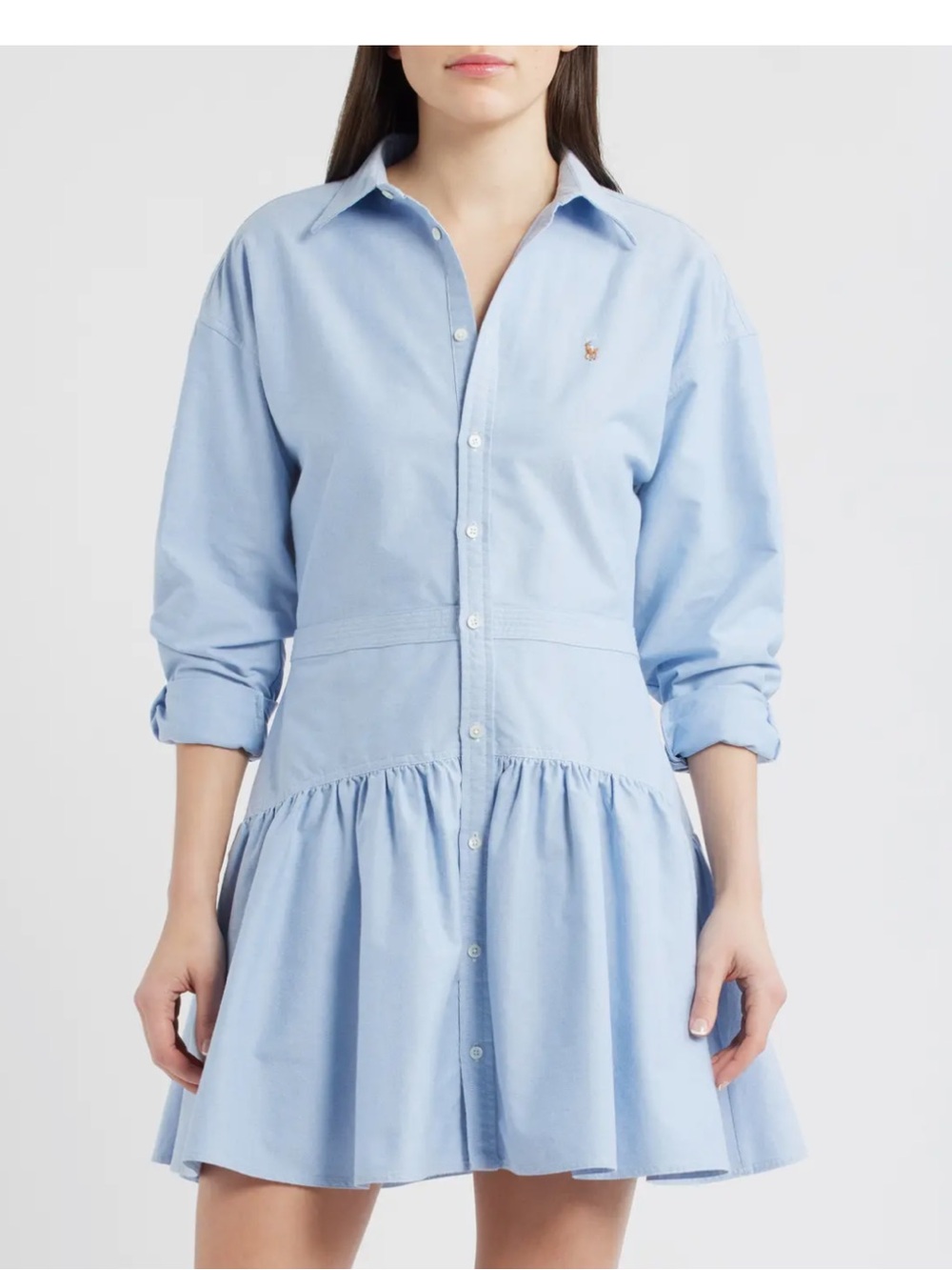 Ralph Lauren girls size 8 light blue dress